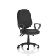 Eclipse Wipe Clean 3 Lever Leather Operator Chair